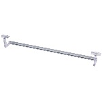 Barre support ustensiles 400mm pour bandeau SH1